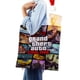 thumbnail image 4 of Grand Theft Auto (GTA) Bolso de tela con estampado de lienzo para mujer, bolsa de compras reutilizable y estética, con cremallera interior, regalo para mujer,40*40cm., 4 of 6