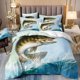 thumbnail image 1 of x1632 Bed SheetsBedroom Bedding Sets, Digital Printing For Teenage Men and Fishing Lovers Home Comfort Polyester Bedroom Decoration 3-Piece Bedding Set (1 Duvet Cover + 2 Pillow Shams) nj1632, 1 of 5