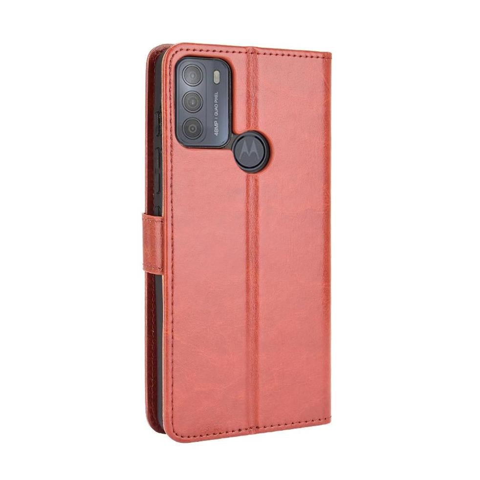 Foxdock - Funda Tipo Libro Para Motorola Moto G50, Cartera Todo‑en‑uno, Funda Multifuncional Con Tarjetero Y Correa De Muñeca Desmontable