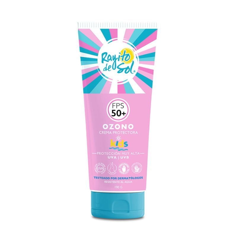 Crema Protectora Ozono Fps 50+ Kids 190g Rayito De Sol