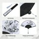 thumbnail image 3 of Ventiladores de mano plegables Zonon, paquete de 4 unidades, seda y bambú con borla, 3 of 3
