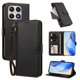 thumbnail image 2 of Funda con Billetera para [Xiaomi 17] con Bolsillo Zipper y Tarjetero Negro, 2 of 6