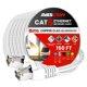 thumbnail image 1 of Cable Ethernet AvesView 46 m Blindado CAT6 10 Gbps Blanco, 1 of 1
