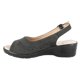 thumbnail image 3 of Sandalia Confort Ajustable Emi Negro Passer, 3 of 7
