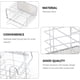 thumbnail image 4 of Escurridor de utensilios colgante de acero inoxidable, rectangular, para cucharas, palillos, cubiertos, 4 of 7