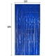 thumbnail image 2 of Xiao Hua Juego de 2 Piezas de Cortina con Borlas de Papel Aluminio, Cortina para Puerta, Alambre Metálico para Fotografía, Tela de Fondo, Decoración de Fiesta y Boda, 3.3 Pies x 8.2 Pies, Azul, 2 of 4