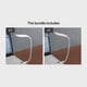 thumbnail image 1 of Portable Folding Led Reading Light, Super Bright Usb Desk Lamp For Computer, Laptop, Night Lighting, 1 of 5