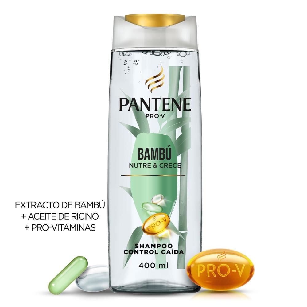 Shampoo Pro-v Bambú Nutre & Crece 400 ml Pantene
