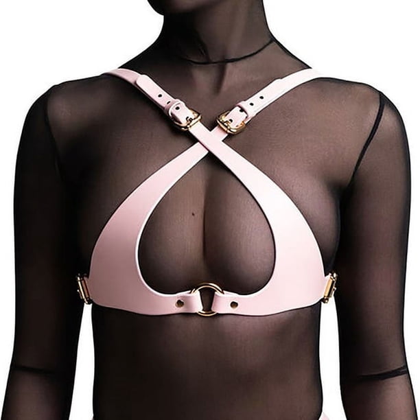 Sexy Bdsm Leather Harness Women Set Bra Body Lingerie Bondage Garter Belt Leg Tight Stockings With Belt Set Sex Shop,Sex toy