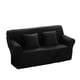 thumbnail image 3 of Spandex Stretch Sofá de 2 plazas Sofá Funda de Asiento Funda Funda Negro, 3 of 3