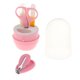 thumbnail image 3 of 4pcs / Set Baby Nail Clippers Tijeras Cortadores Finger Manicure Pink, 3 of 5