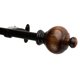 thumbnail image 2 of Set de Barra Simple Madera Queen Negro 180 cm Metal, 2 of 3