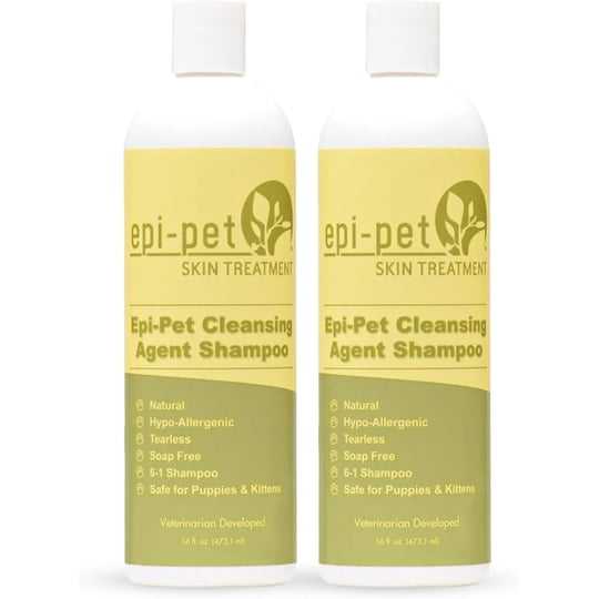 Shampoo Para Mascotas Epi-pet 6 En 1 Hipoalergénico 473 Ml, Paquete De 2