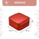 thumbnail image 2 of Joyero Organizador de Cuerina Rojo, 2 of 3