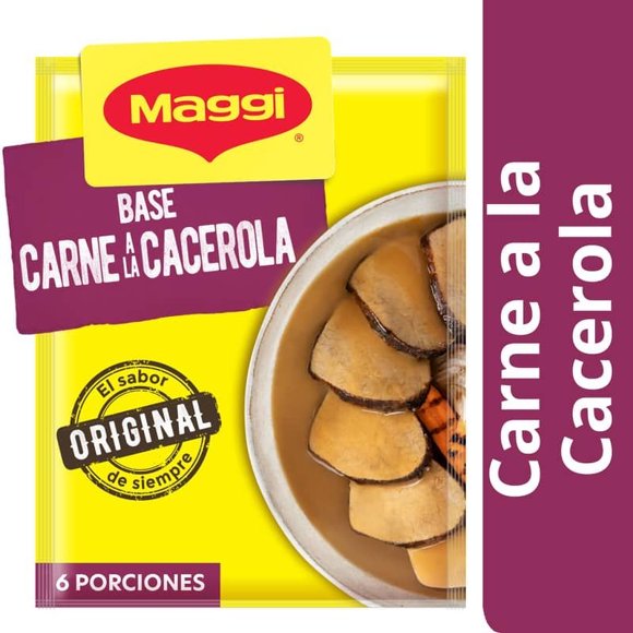 Base para Carne a la Cacerola (6 Porciones) Sobre, 36 g