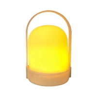 Vgo - Adorno Fanal Plástico Con Vela Led