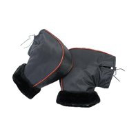 Ioensy - Orejeras De Manillar De Motocicleta A Prueba De Viento Suave Invierno Cálido Para Moto De Nieve 30Cmx27Cm