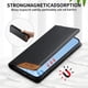 thumbnail image 5 of Funda Tipo Cartera de Cuero Sintético para Samsung Galaxy A56 Bloqueo RFID, con Ranuras para Tarjetas y Bolsillo para Efectivo, Cierre Magnético Fuerte Negro, 5 of 6