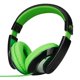 thumbnail image 1 of Auriculares Rockpapa Comfort Kids para Escuela Over-Ear Negro/Verde, 1 of 6