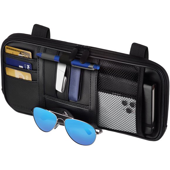 Organizador de Visera para Auto Fancy Mobility 31 × 15 cm Negro