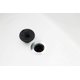 thumbnail image 5 of Tapones con tapón para bañeras, 2 unidades, color negro, universal, 2.2 pulgadas, 5 of 9