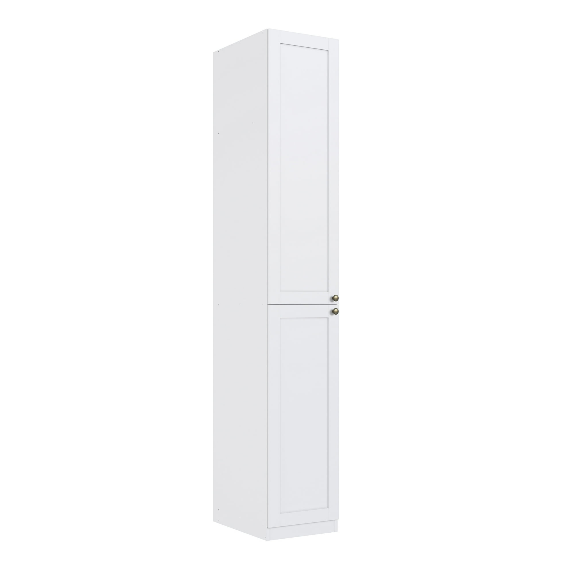 Df Home - Ropero Infinity 2 Puertas 5 Repisas Blanco 2058.0002
