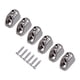 thumbnail image 4 of 6 tuercas de bloqueo para cuerdas de guitarra, duraderas, reemplazadas con tornillos de fijación, fuertes accesorios de bricolaje Plata, 4 of 5
