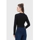 thumbnail image 3 of Polera Mujer Rib Negro - X, 3 of 4