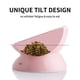 thumbnail image 5 of Cat Bowls Sweejar Ceramic, porcelana inclinada en relieve (rosa), 5 of 6