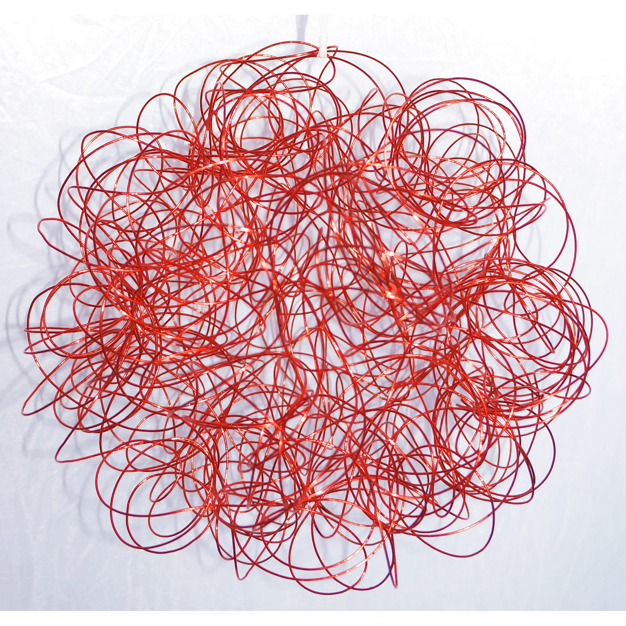 Corel - Esfera De Alambre Navideña Roja 20cm