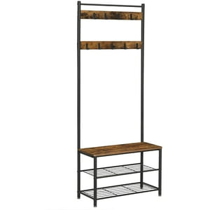 Casa Vinte - Mueble Recibidor Perchero Daven Estilo Industrial.