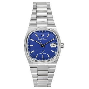 Reloj Bulova Classic Super Seville 262Khz Precisionist Stainless Steel Blue Dial Quartz 96B440 Men'S Watch