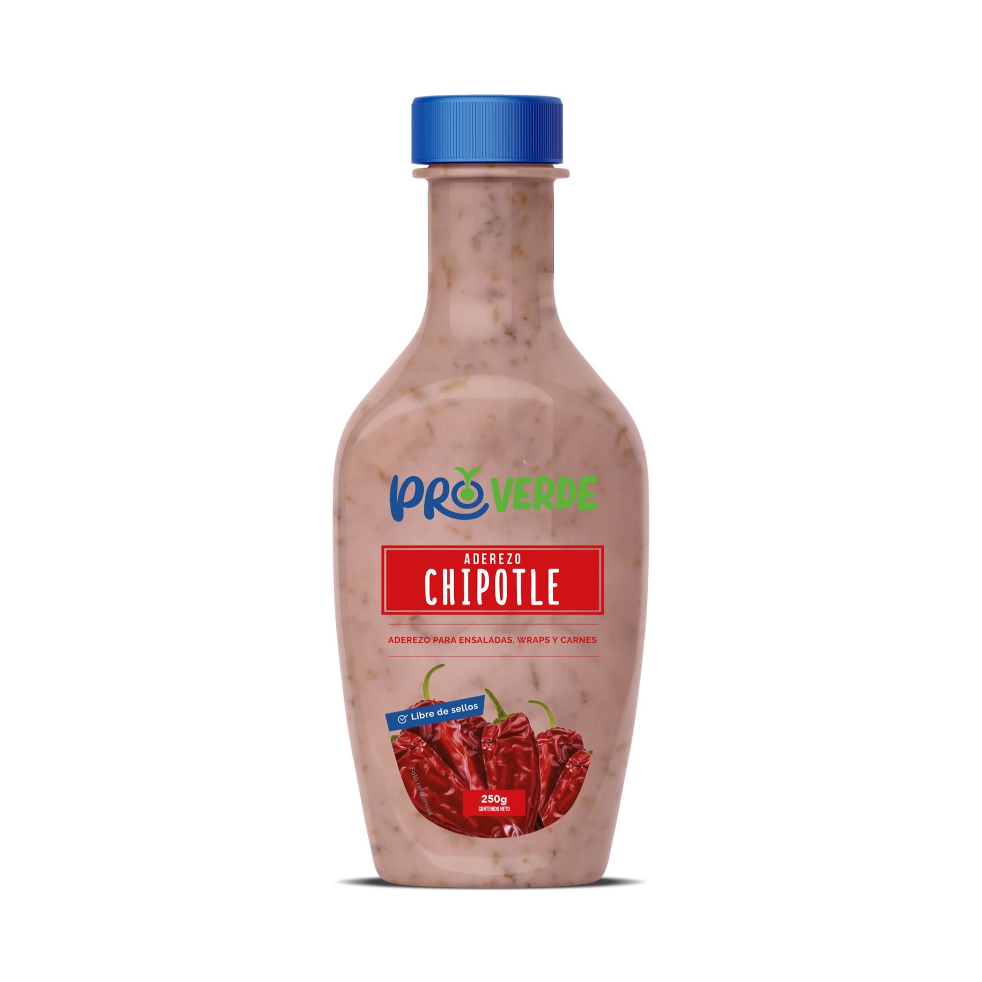 Aderezo Chipotle Botella 250 g Proverde