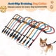 thumbnail image 5 of Collar Deslizante para Perros, Cuerda de Nylon Reflectante Sin Tirones con Tope Ajustable y Anillo de Parada, (L-26 Pulgadas, Negro, 2 Piezas), 5 of 7