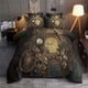 thumbnail image 1 of Steampunk Vintage Cogs Gear Wheels Collection Setss Quilt Duvet Cover Set3-Piece Bedding Set, 1 of 5