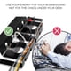 thumbnail image 5 of Juego de 2 unidades PAMO de gestión de cables para colocar debajo del escritorio con bridas, 5 of 7