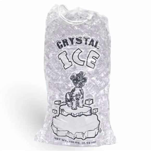 Bolsas para hielo Pinnacle Mercantile de plástico, 4,5 kg, con cordón, 500 unidades