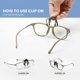thumbnail image 2 of Gafas de lectura Riwissipa Clip On Flip Up Blue Light Block 1.5, 2 of 8