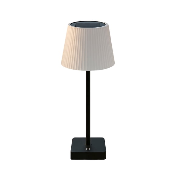 Lampara de mesa LED Solar Touch Negra Megabright