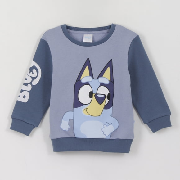 Polerón Cerrado Niño Personaje Azul Bluey