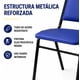thumbnail image 3 of Silla Multiuso Tapizada Azul para Auditorios y Eventos, 3 of 6