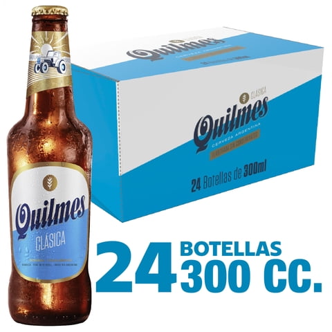 Cerveza Quilmes Ow Pack X24 Botella 300 Cc