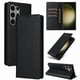 thumbnail image 1 of Funda Cartera para Samsung Galaxy S23 Ultra con Ranuras Tarjetas y Soporte - Protección Completa Negro, 1 of 5