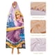 thumbnail image 4 of Manta Capa con Capucha Rapunzel Enredados Desmarcar 100x130cm, 4 of 6