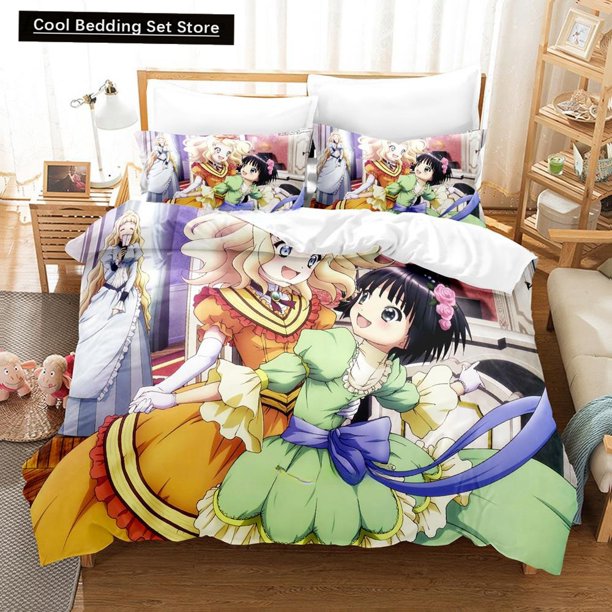 Anime Croisée In A Foreign Labyrinth Bedding Set Twin Full Size Bed Set Adult Kid Bedroom Duvetcover Sets Bed Sheets