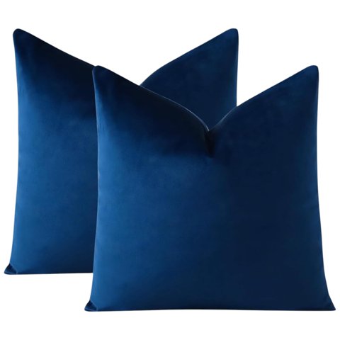 Wyj Hogar - Pack De 02 Fundas De Cojín De Terciopelo Suave 45X45 Mod20