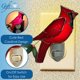 thumbnail image 2 of Vitral con forma de cardenal rojo Night Light Gift Essentials, 2 of 8