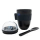 thumbnail image 2 of Vaso Snack Keep 450 ml con Cucharita Negro - PS, 2 of 4