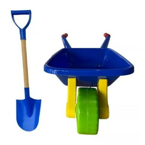 Genérico - Carretilla Playera Infantil Con Accesorios Azul