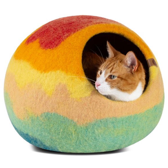 Cueva para Gato MEOWFIA Grande – Atardecer Tucson – Lana Merino